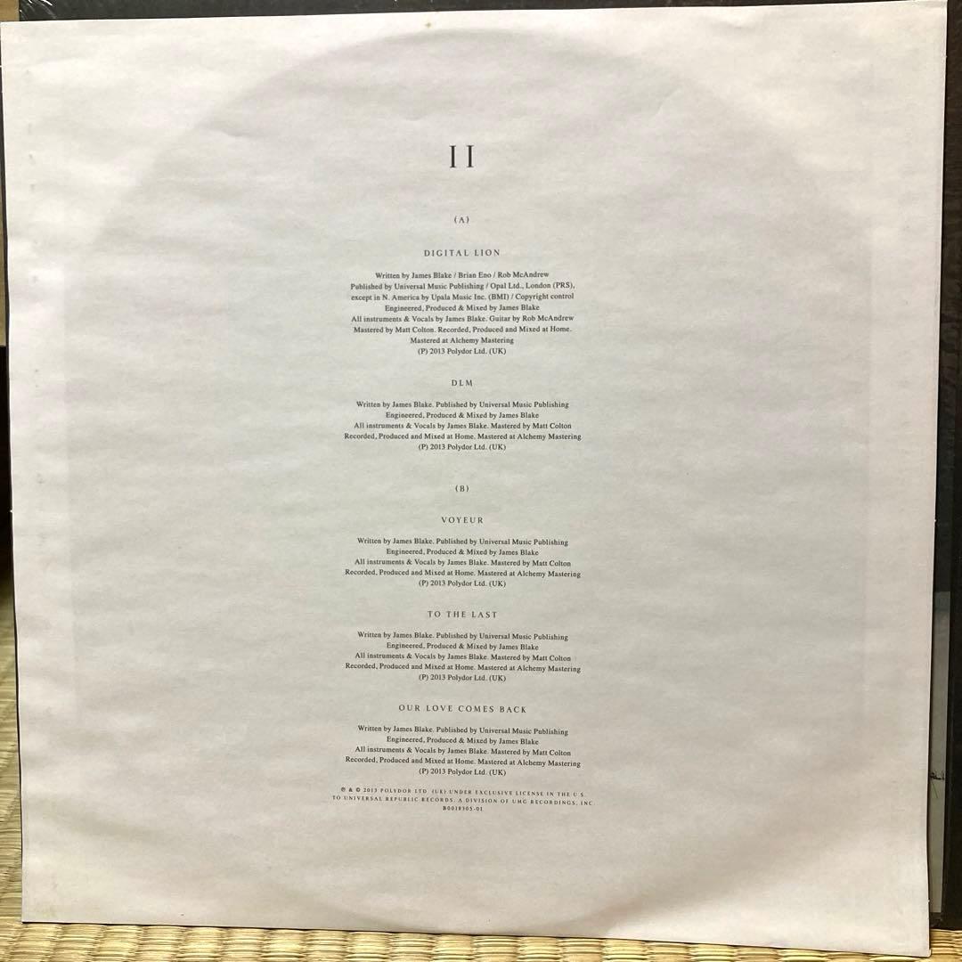 James Blake Overgrown ジェイムス・ブレイク レコード LP