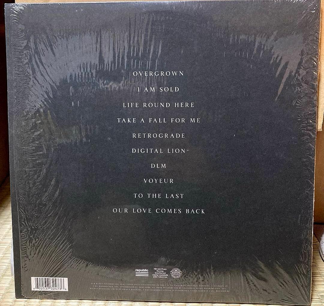 James Blake Overgrown ジェイムス・ブレイク レコード LP