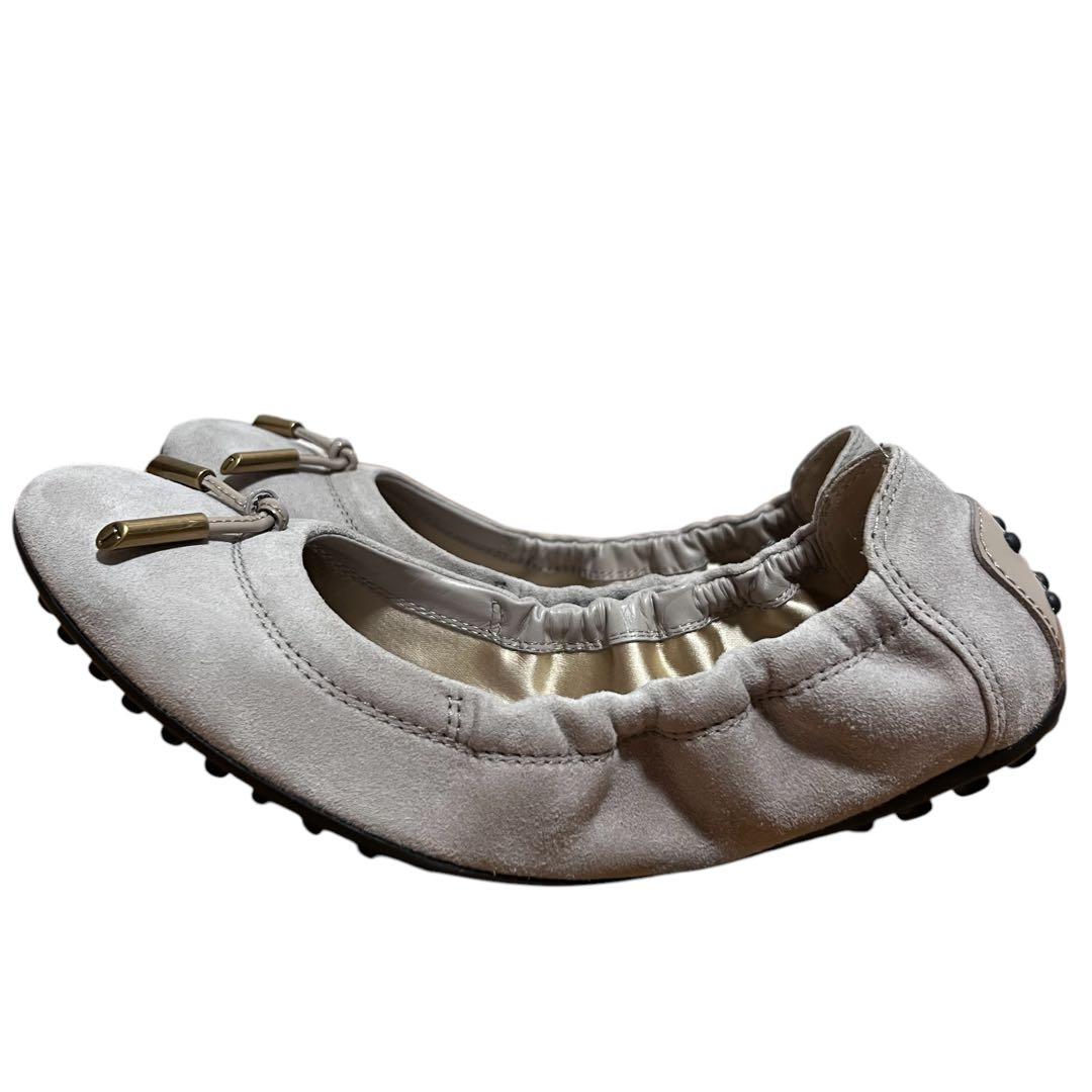 未使用 TOD'S トッズ バレエシューズ フラットシューズ 35