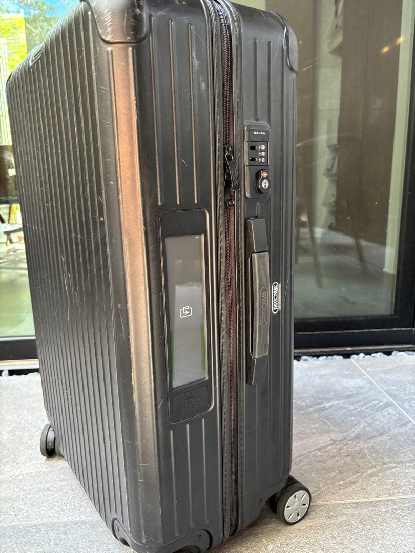 リモワ サルサ（RIMOWA SALSA）78ℓ 電子タグ　マットブラック 4輪