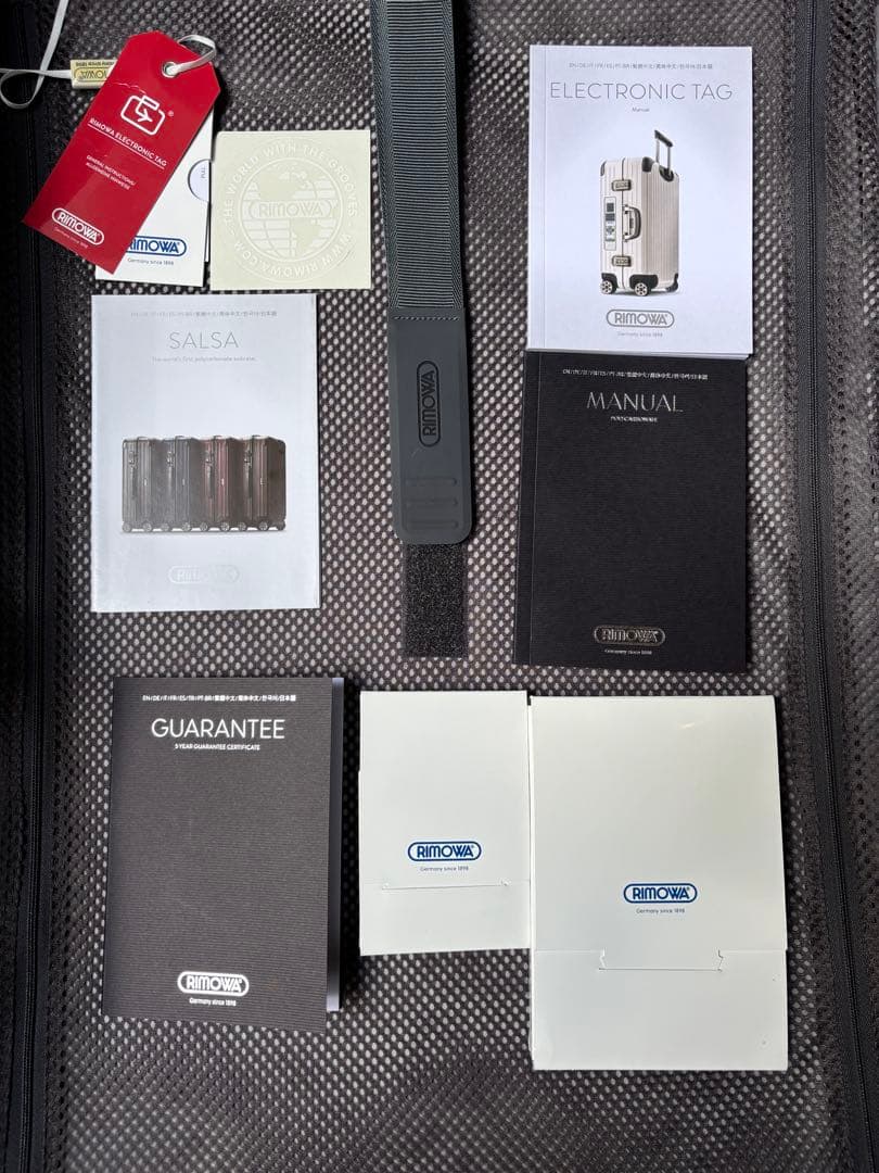 リモワ サルサ（RIMOWA SALSA）78ℓ 電子タグ　マットブラック 4輪