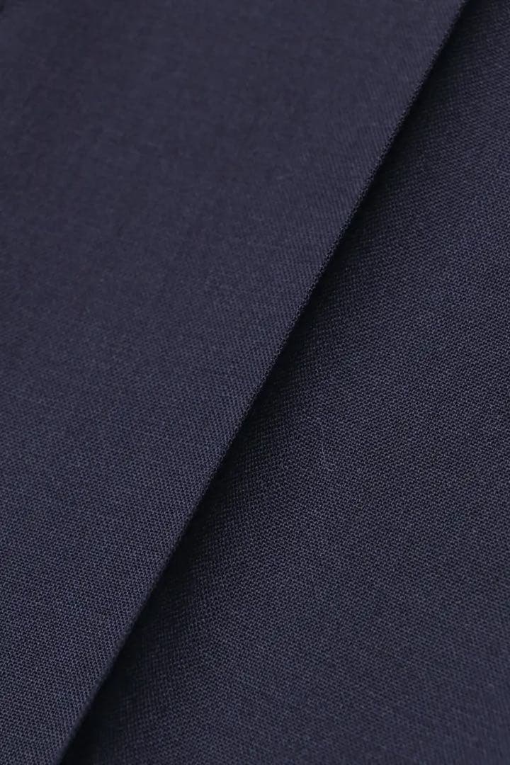 giabsarchivioネイビー スリムフィット スラックス 9部丈