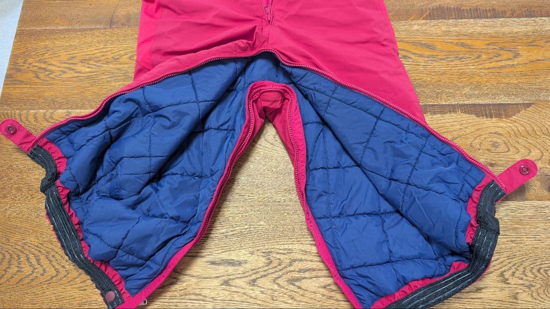 モンベル 子供用ピンクスキーウェア キッズ100