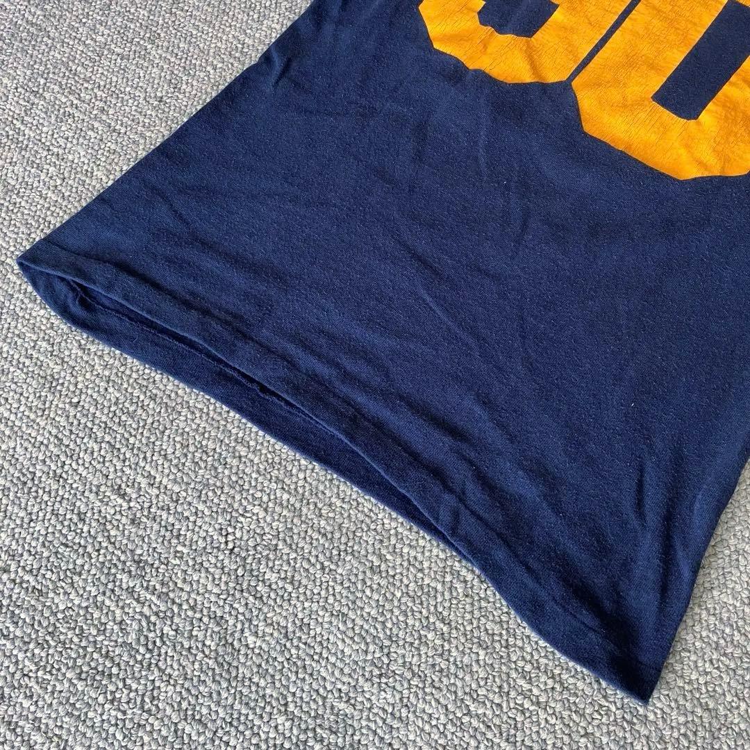 80s チャンピオン NOTRE DAME フットボールTee ネイビー M