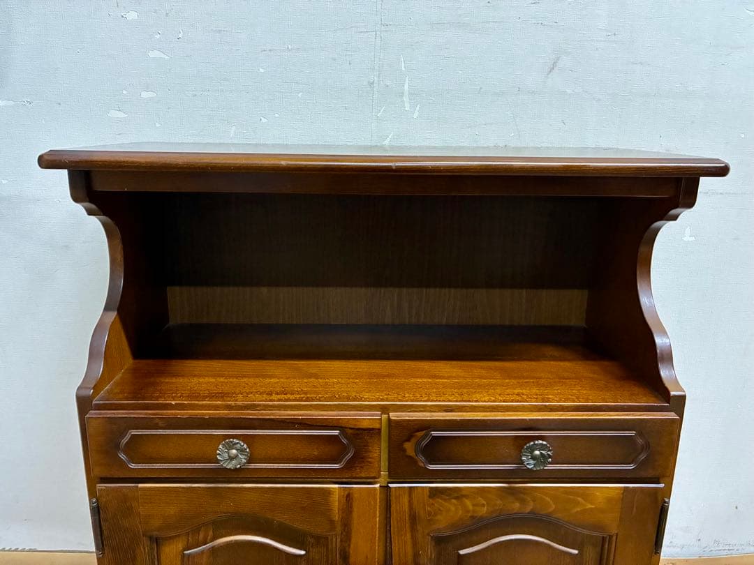 管376☆カリモク☆karimoku☆コロニアルシリーズ☆キャビネット☆電話台