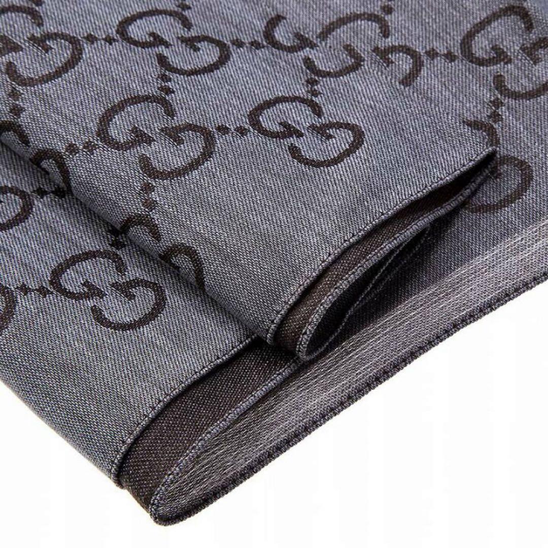 【新品】 GUCCI グッチ ストール マフラー スカーフ 男女兼用 ブラウン