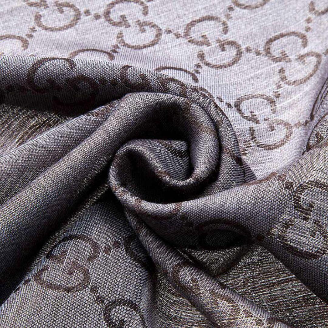 【新品】 GUCCI グッチ ストール マフラー スカーフ 男女兼用 ブラウン