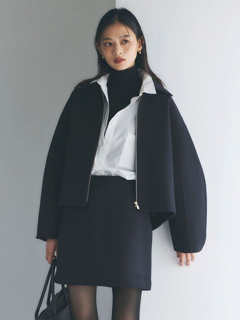 anuansリバーウールショートコート完売品