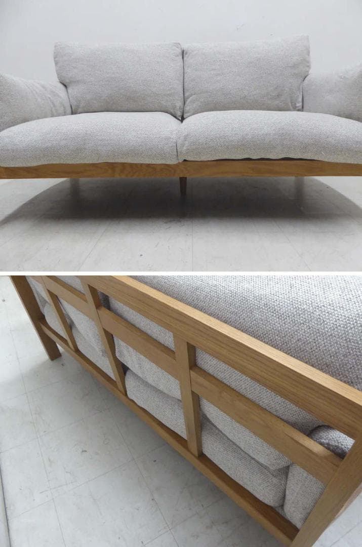 ■unico ウニコ■TABER テイバー 2.5P ソファ クリーニング済