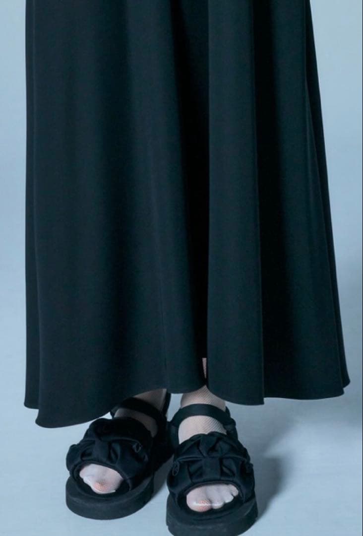 ENFOLD エンフォルド STRAP JUMPER-SKIRT ブラック 36