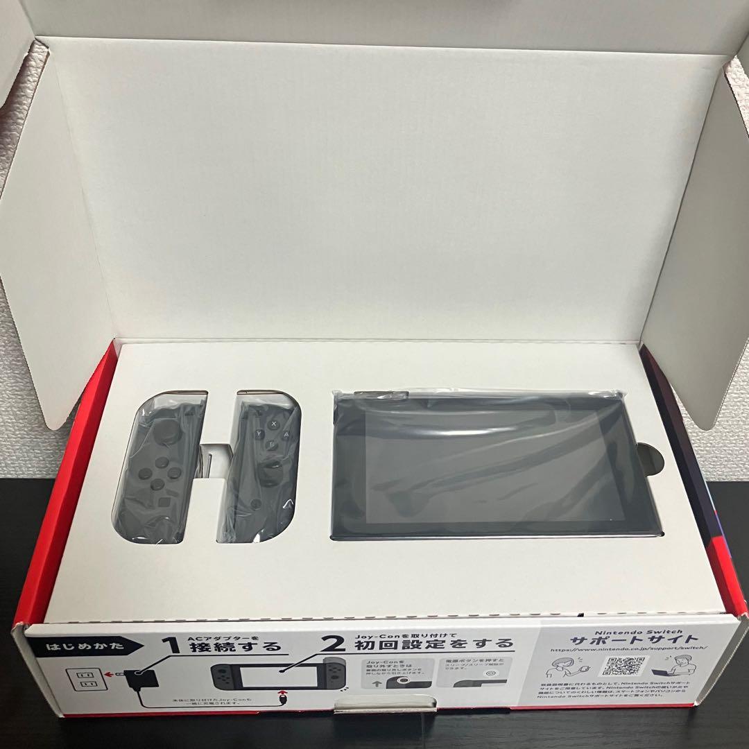 【新品・未使用】Nintendo Switch グレー　バッテリー持続型