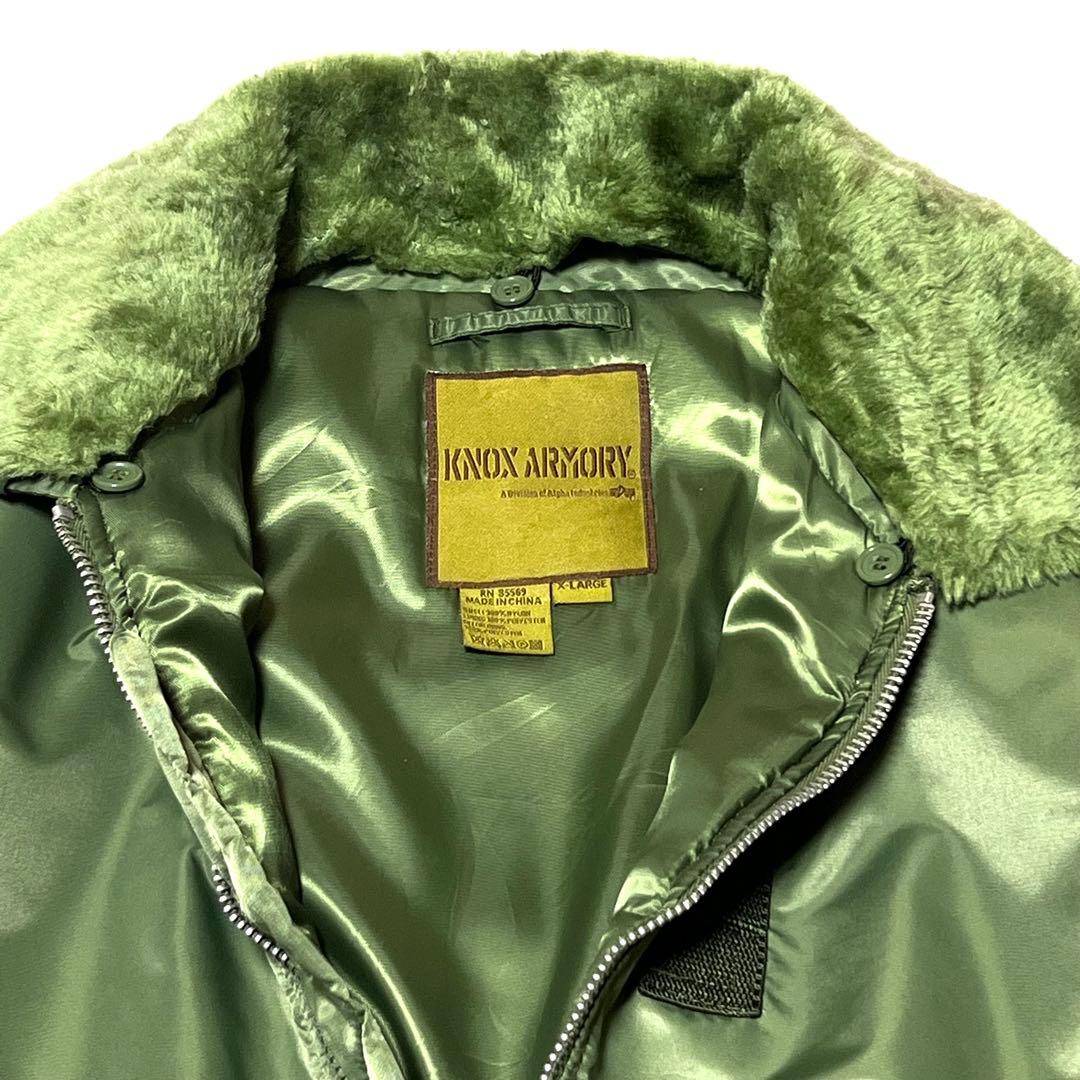 ジャケット・アウター 00s Alpha KNOX ARMORY B-15 Flight jacket