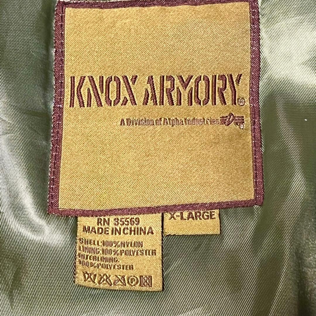 ジャケット・アウター 00s Alpha KNOX ARMORY B-15 Flight jacket