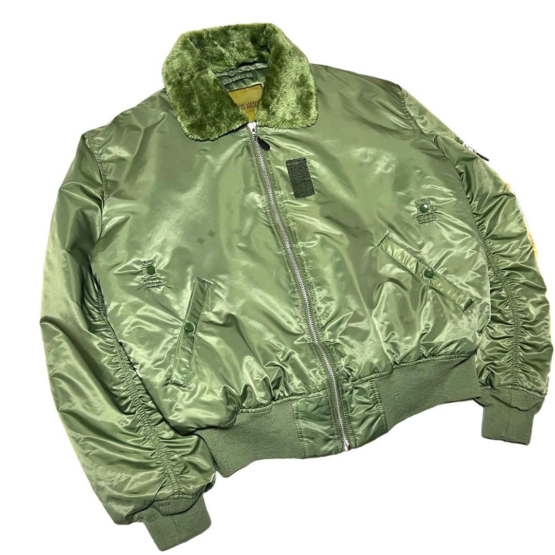ジャケット・アウター 00s Alpha KNOX ARMORY B-15 Flight jacket