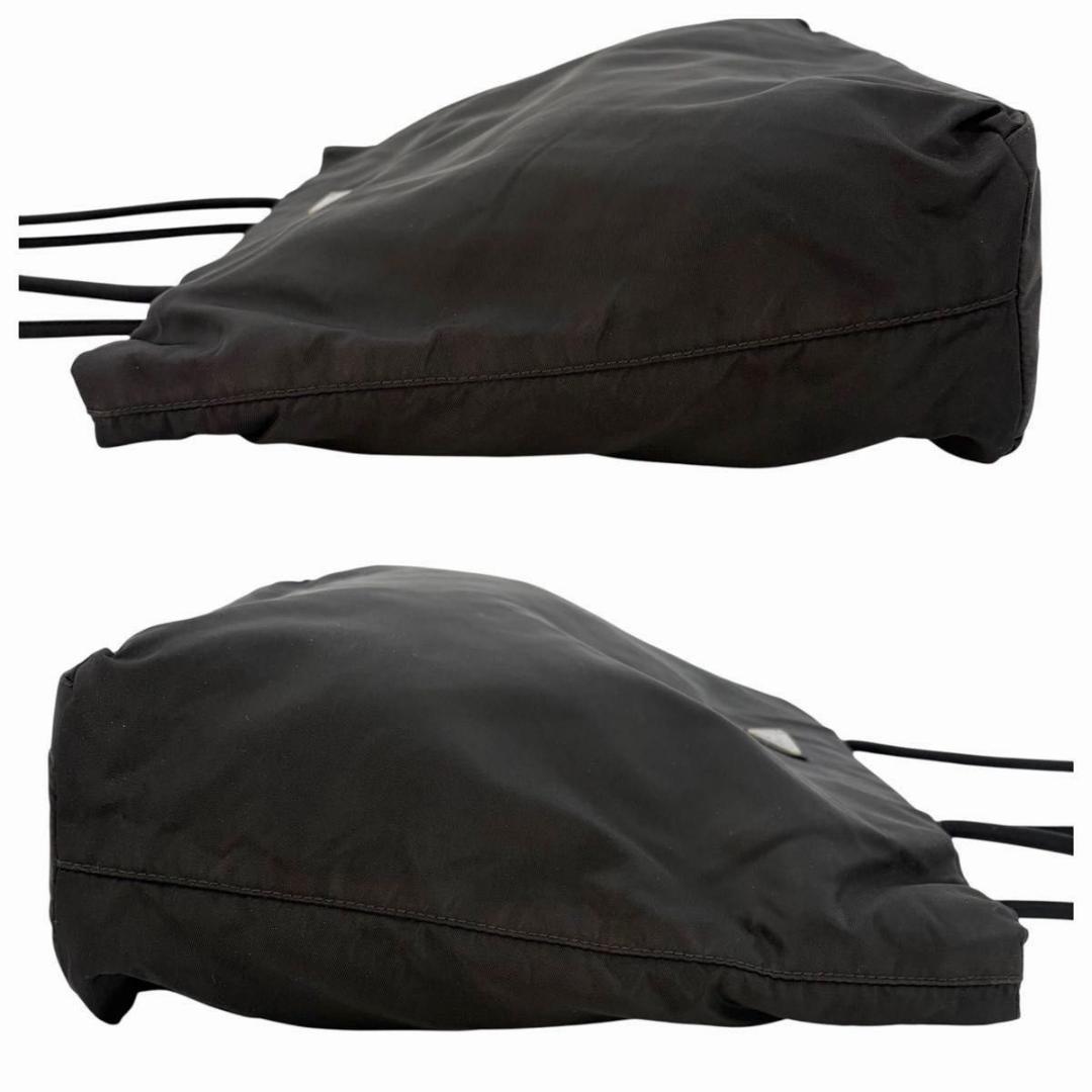 PRADA 三角ロゴ A4収納 トートバッグ ナイロン ブラック プラダ