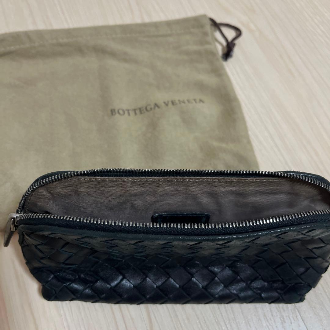 BOTTEGA VENETA ボッテガヴェネタ ポーチ　ブラック
