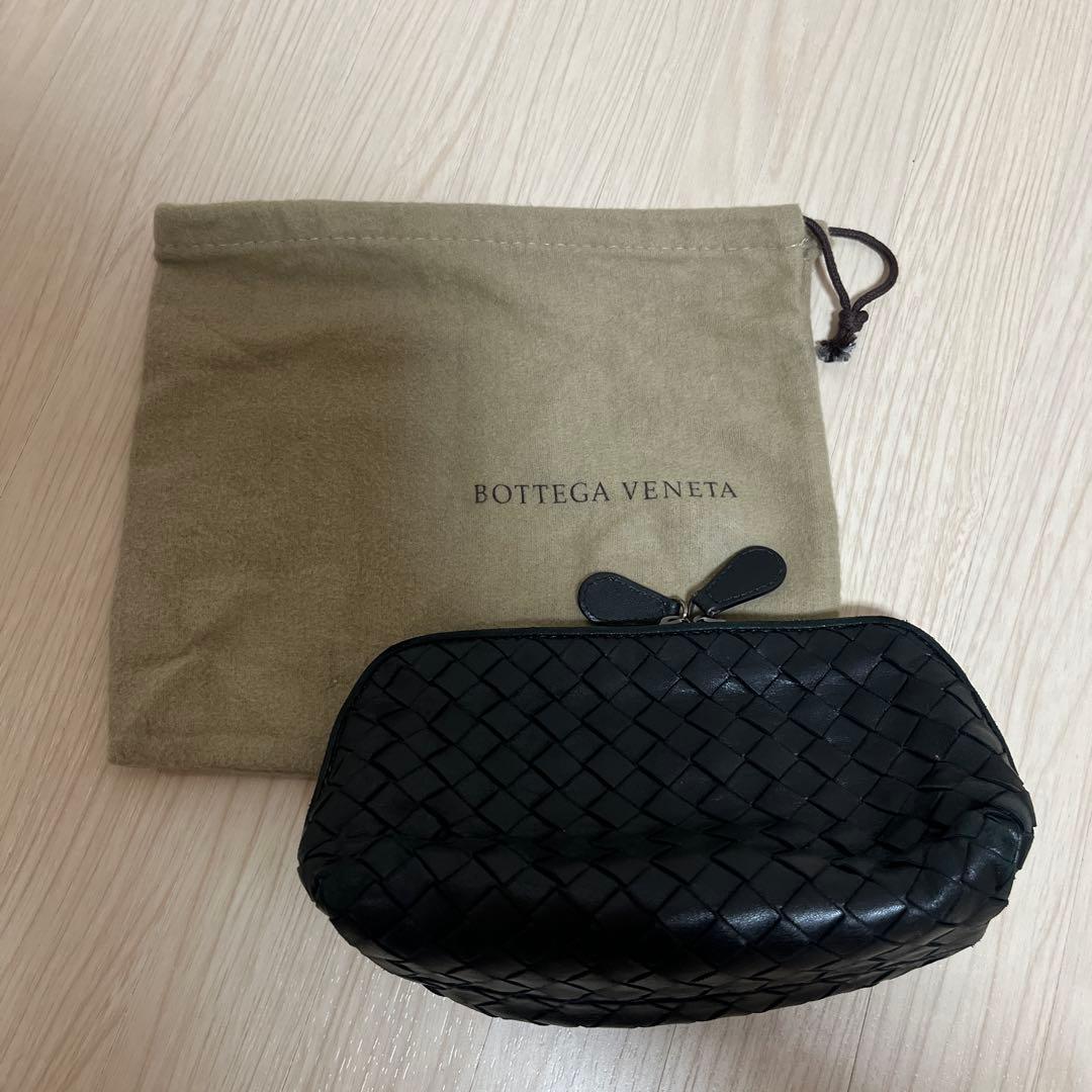 BOTTEGA VENETA ボッテガヴェネタ ポーチ　ブラック