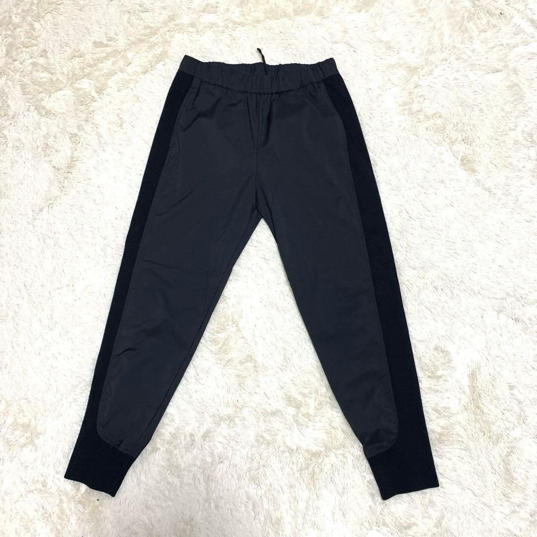 極美品　FLISTFIA フリストフィア　セットアップ　切り替え素材　ブラック