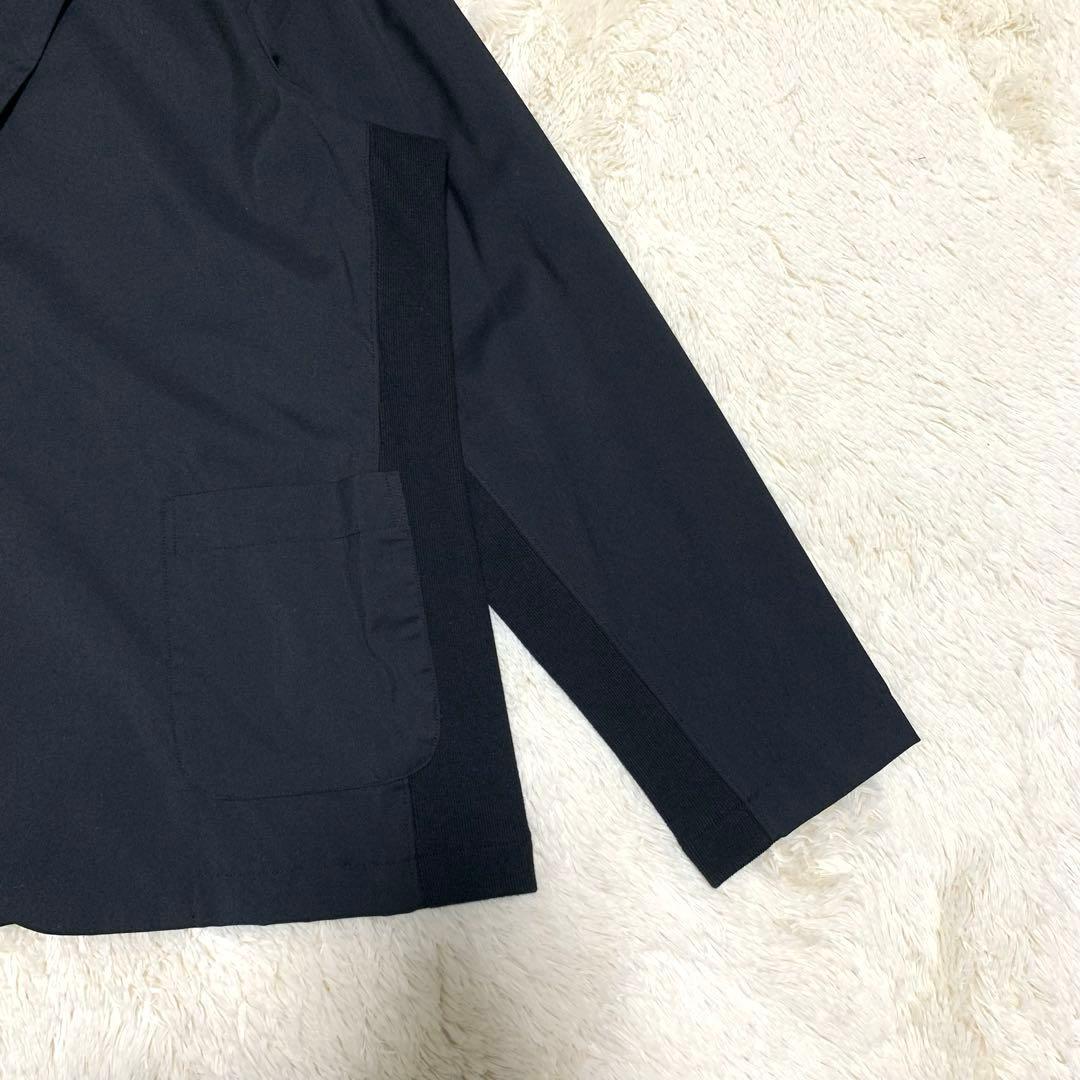 極美品　FLISTFIA フリストフィア　セットアップ　切り替え素材　ブラック