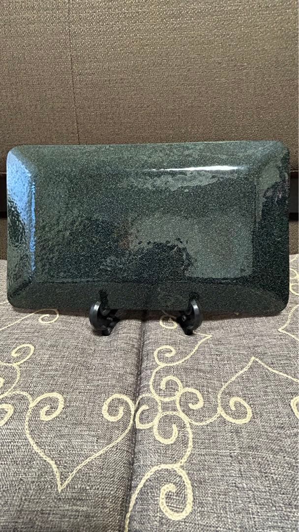 【最終価格】七宝焼　飾皿　光琳梅　紅白梅