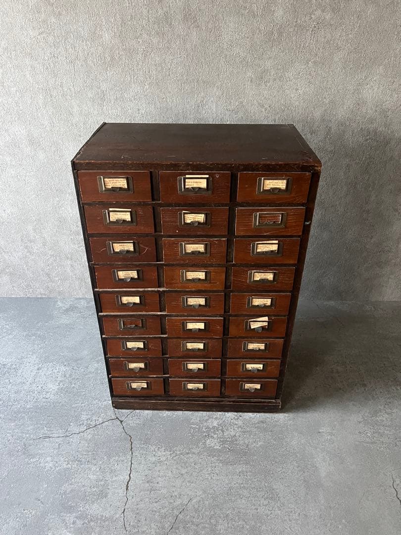 ペ*ス様 アンティーク木製引き出しタンス