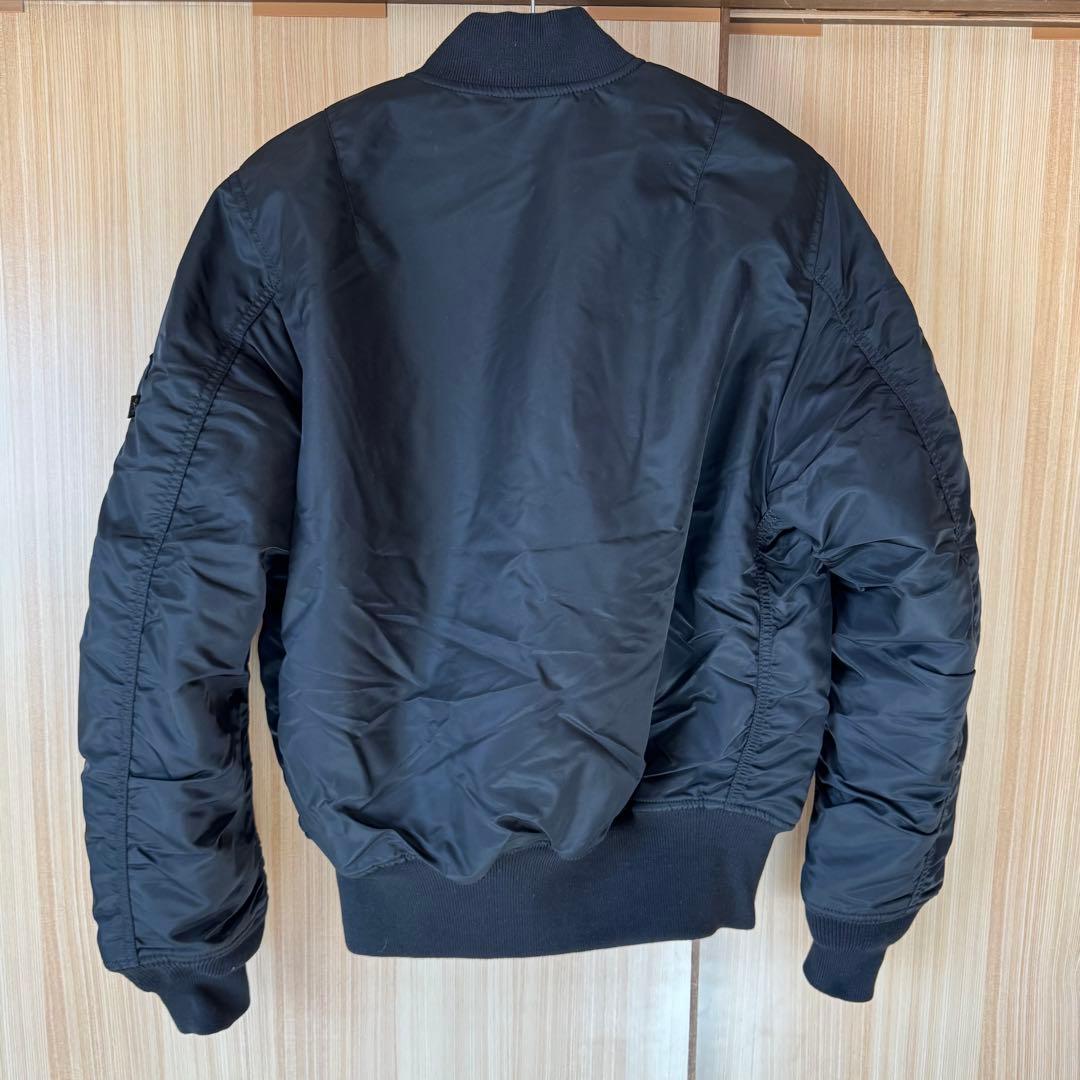 ALPHA アルファ MA-1 フライトジャケット(Sサイズ/ブラック)