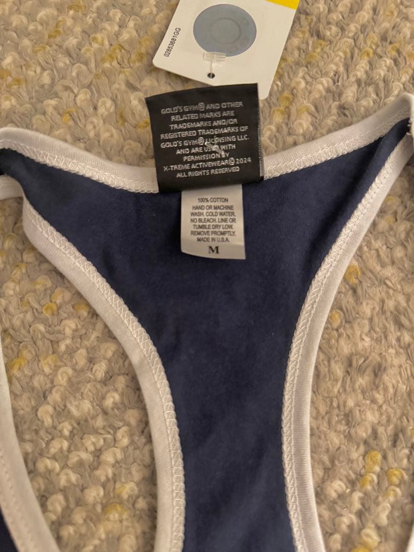 F*Y様 ゴールドジムストリンガータンクトップ　LA Veniceロゴ入り