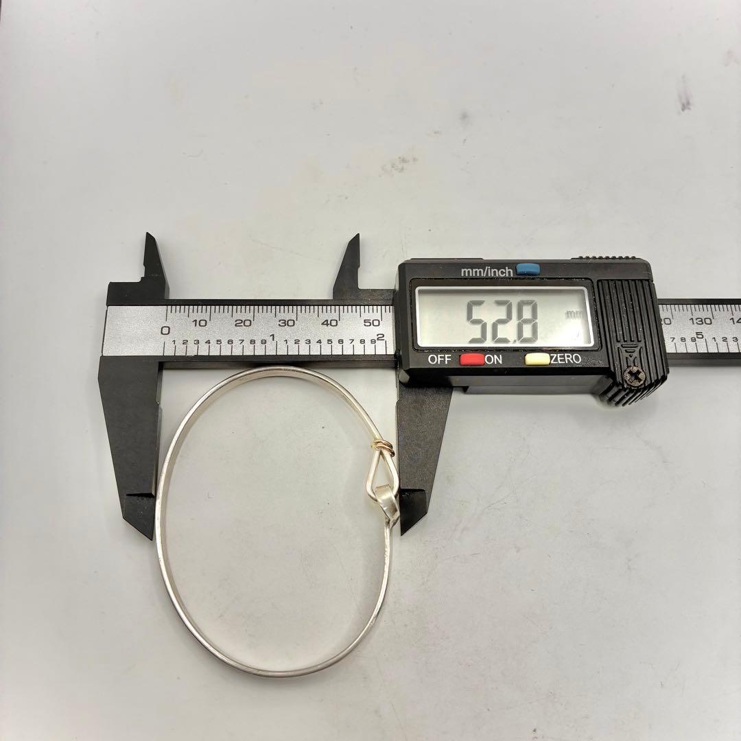 オールドティファニー フック&アイ ラブノット コンビ バングル 925×750