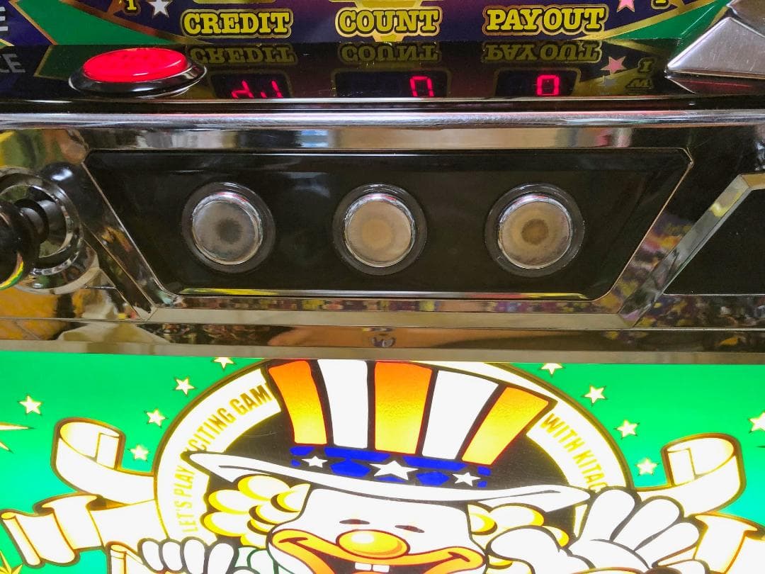 SアイムジャグラーEX-TP【6号機】緑 （ジャグランプ付属＆不要機付）