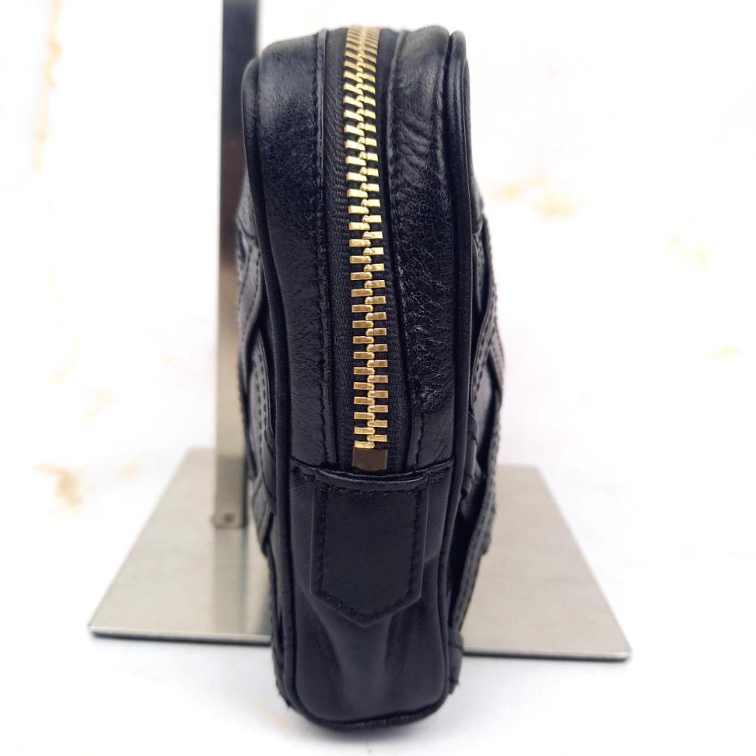 ✨希少・良品✨ イヴサンローラン クラッチバッグ セカンドバッグ レザー 黒