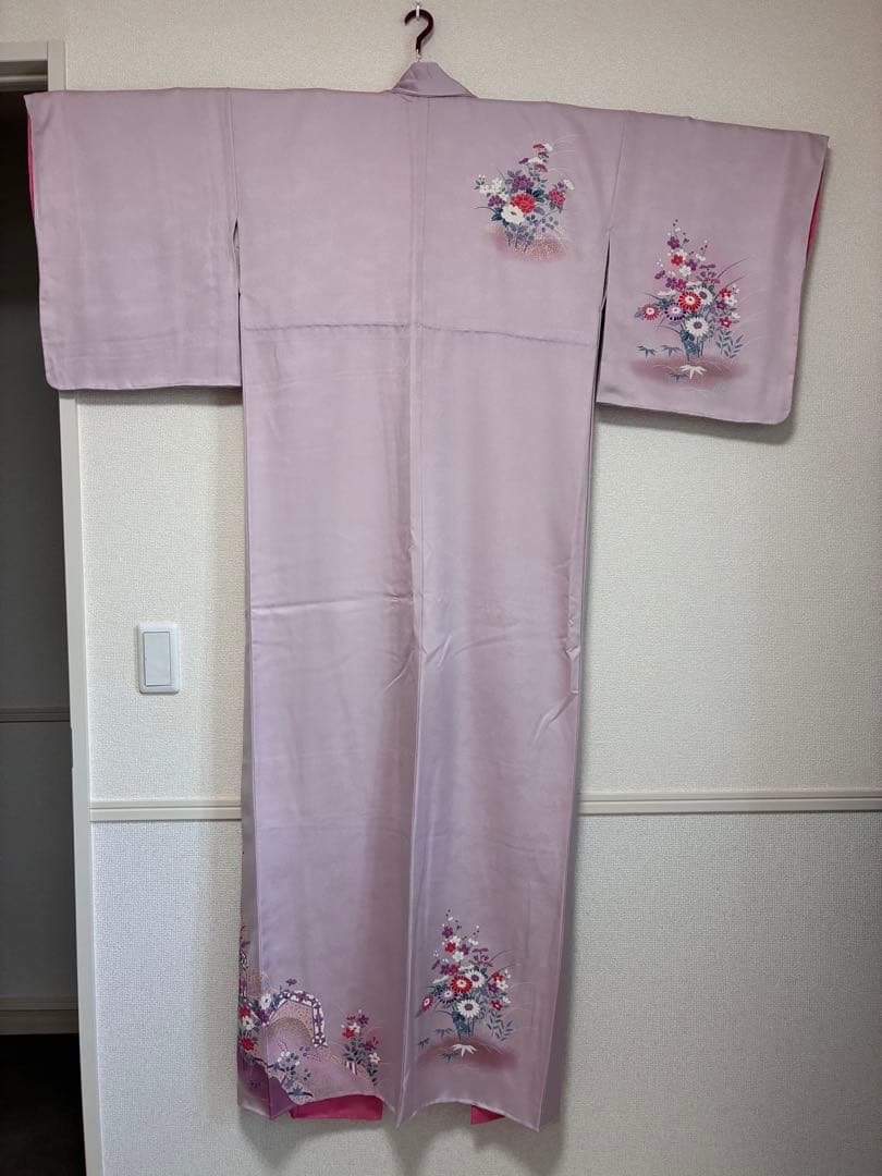 付下げ訪問着とウールのアンサンブル2着セット①②③長襦袢・小物付き。