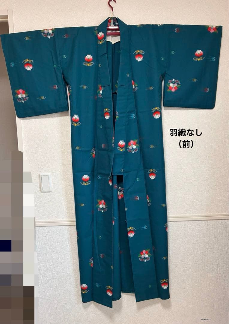 付下げ訪問着とウールのアンサンブル2着セット①②③長襦袢・小物付き。