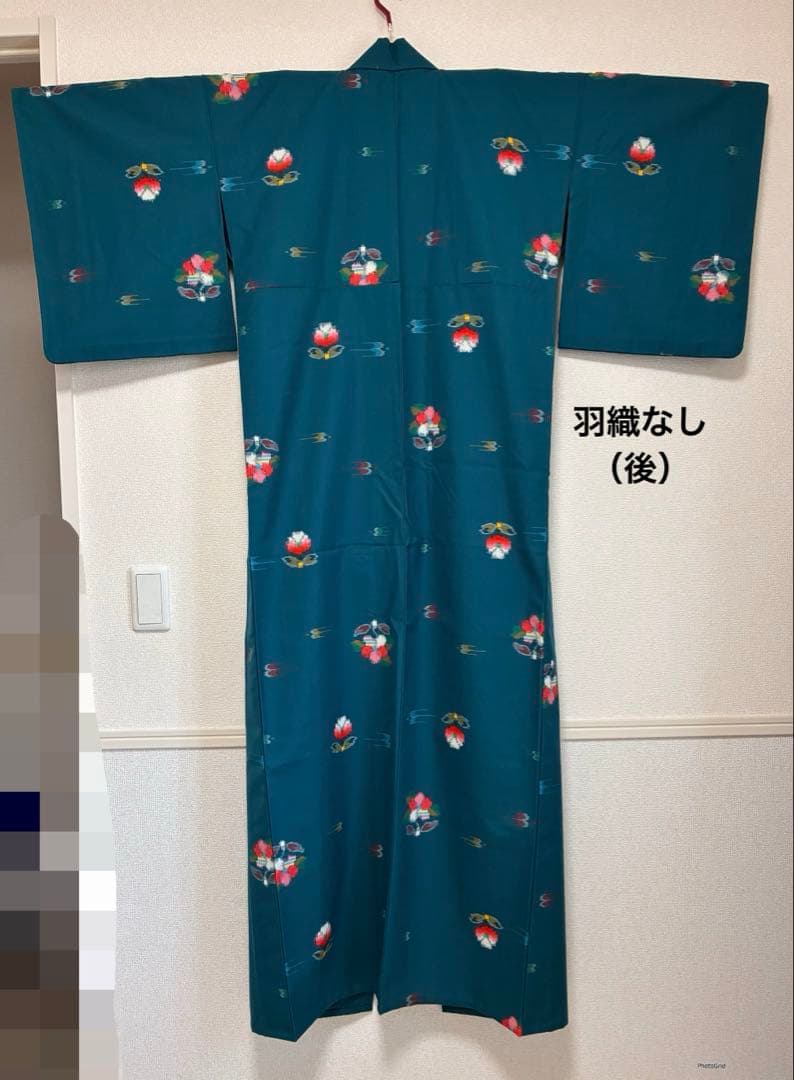 付下げ訪問着とウールのアンサンブル2着セット①②③長襦袢・小物付き。