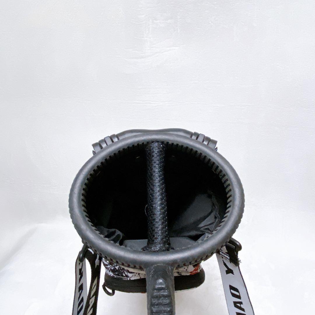 希少　オークリー　スタンド式クラブケース　総柄　白　セルフスタンドクラブケース