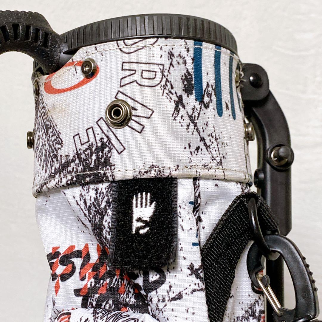 希少　オークリー　スタンド式クラブケース　総柄　白　セルフスタンドクラブケース