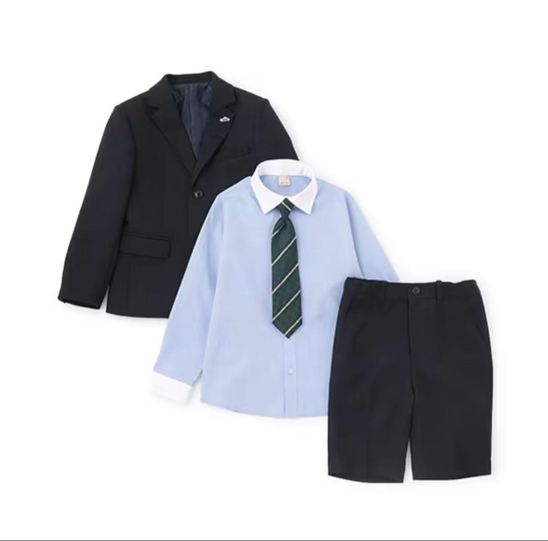 petit main 130cm フォーマル　卒園　入学　男の子　スーツ