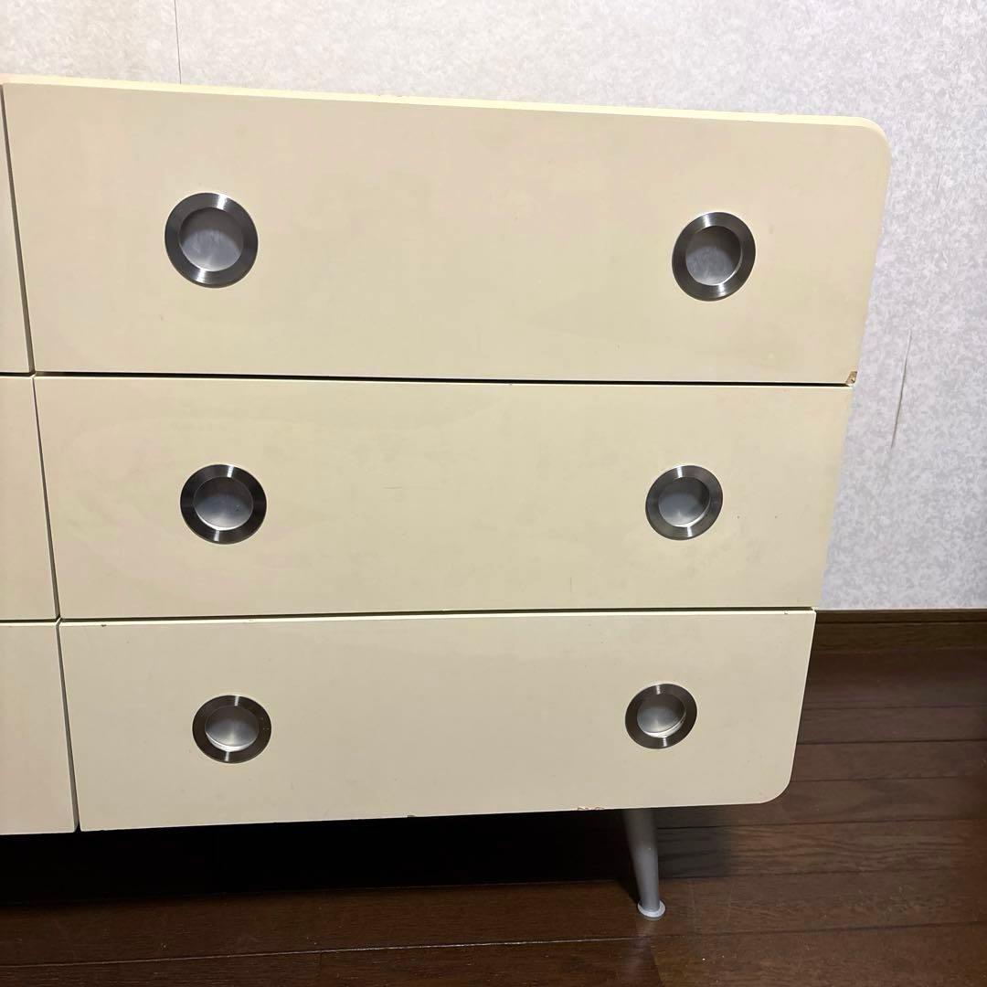 【良品】希少 LEGNATEC レグナテック ローチェスト スペースエイジ