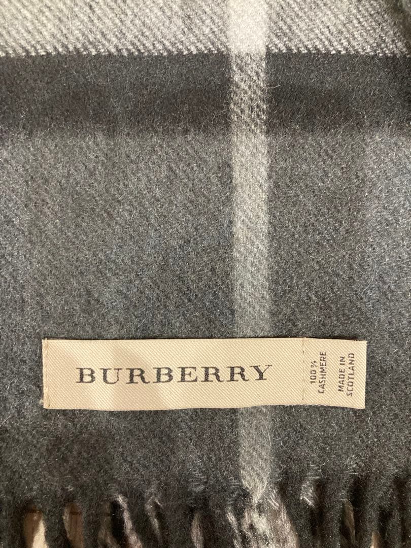 美品BURBERRY マフラー チェックバーバリー