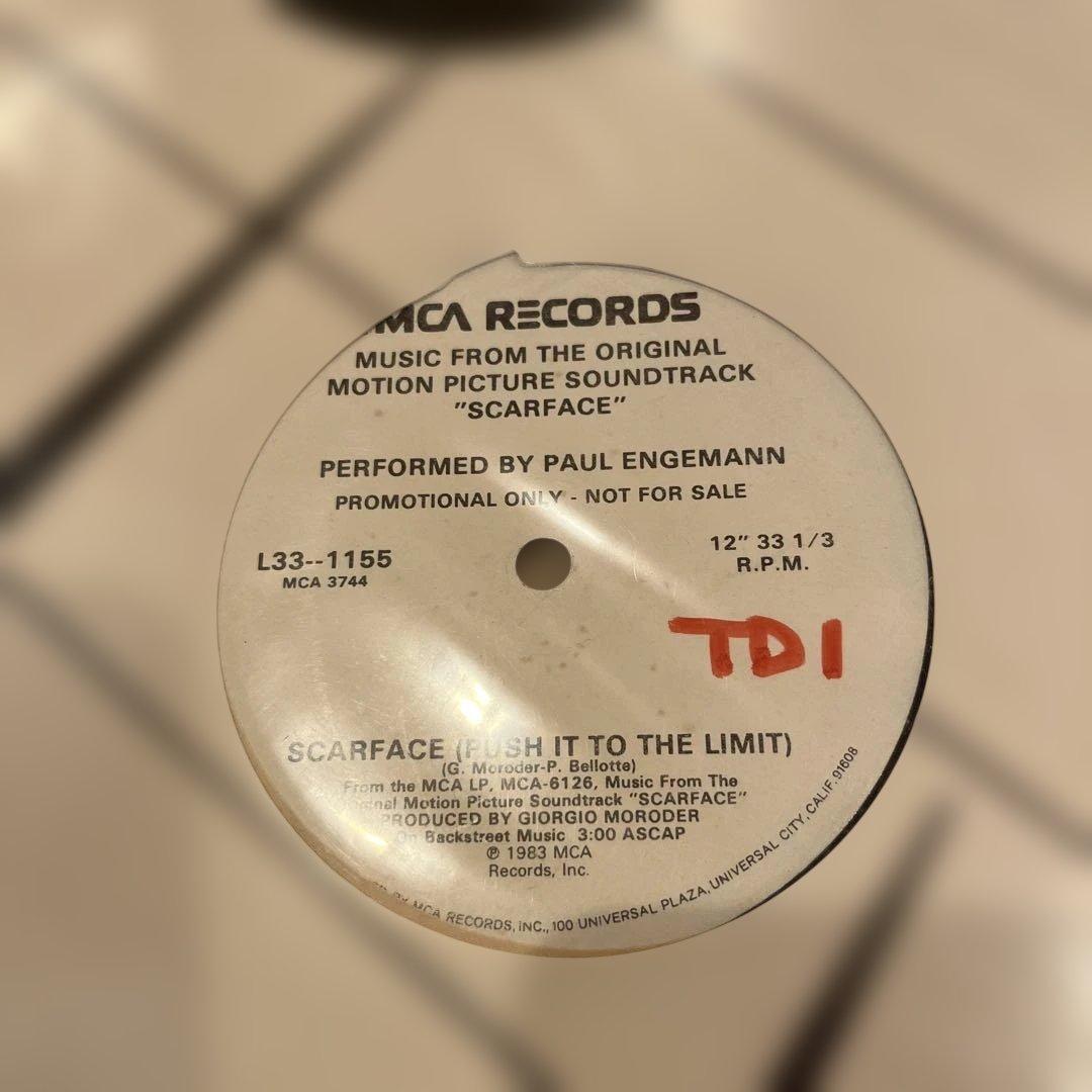 SCARFACE サウンドトラック 12インチレコード