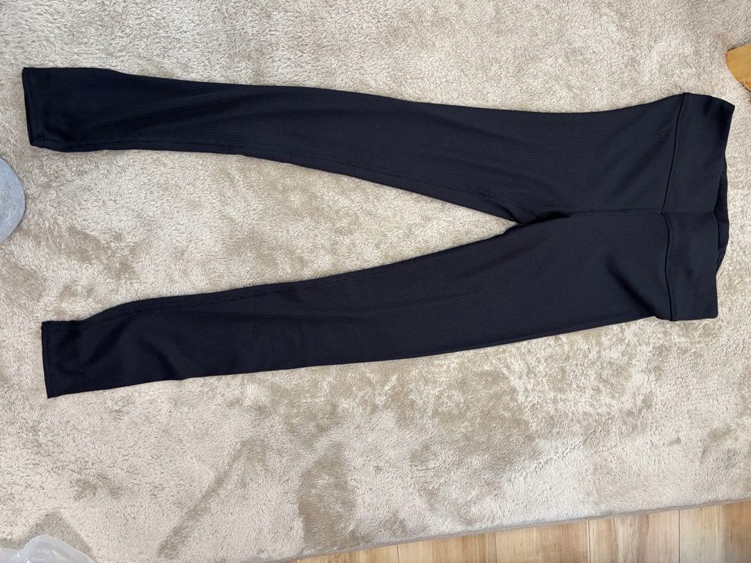 福田麻琴さんコラボ リブ素材のスイムウェア3点セット＜ブラック＞➕レギンス