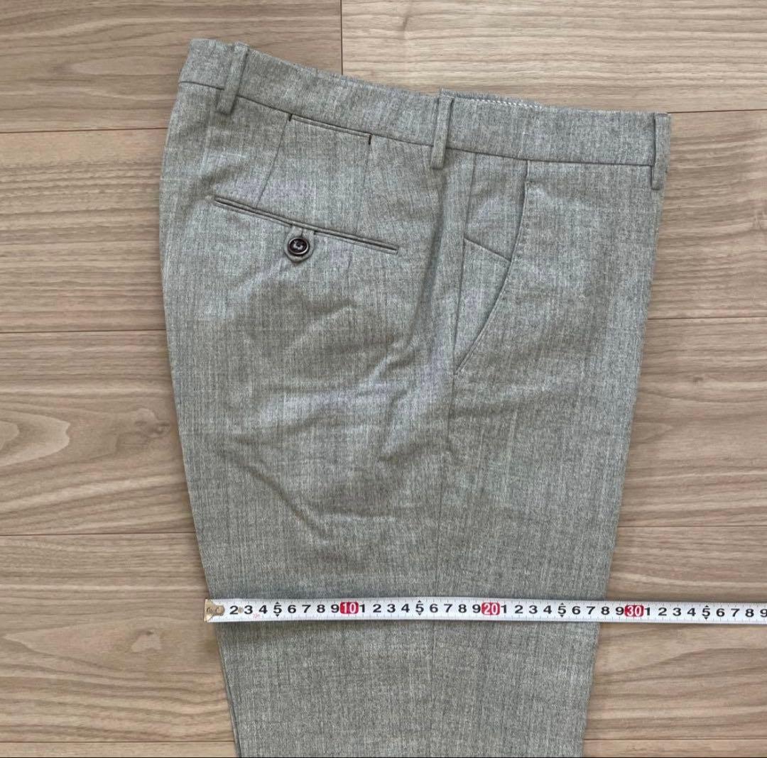 【極美品】Berwich サイズ48 高級生地REDA社製　グレー系