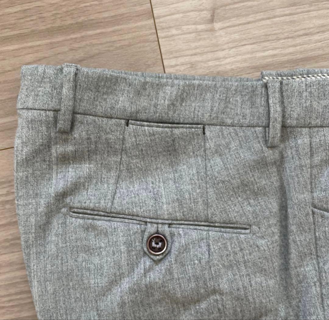 【極美品】Berwich サイズ48 高級生地REDA社製　グレー系