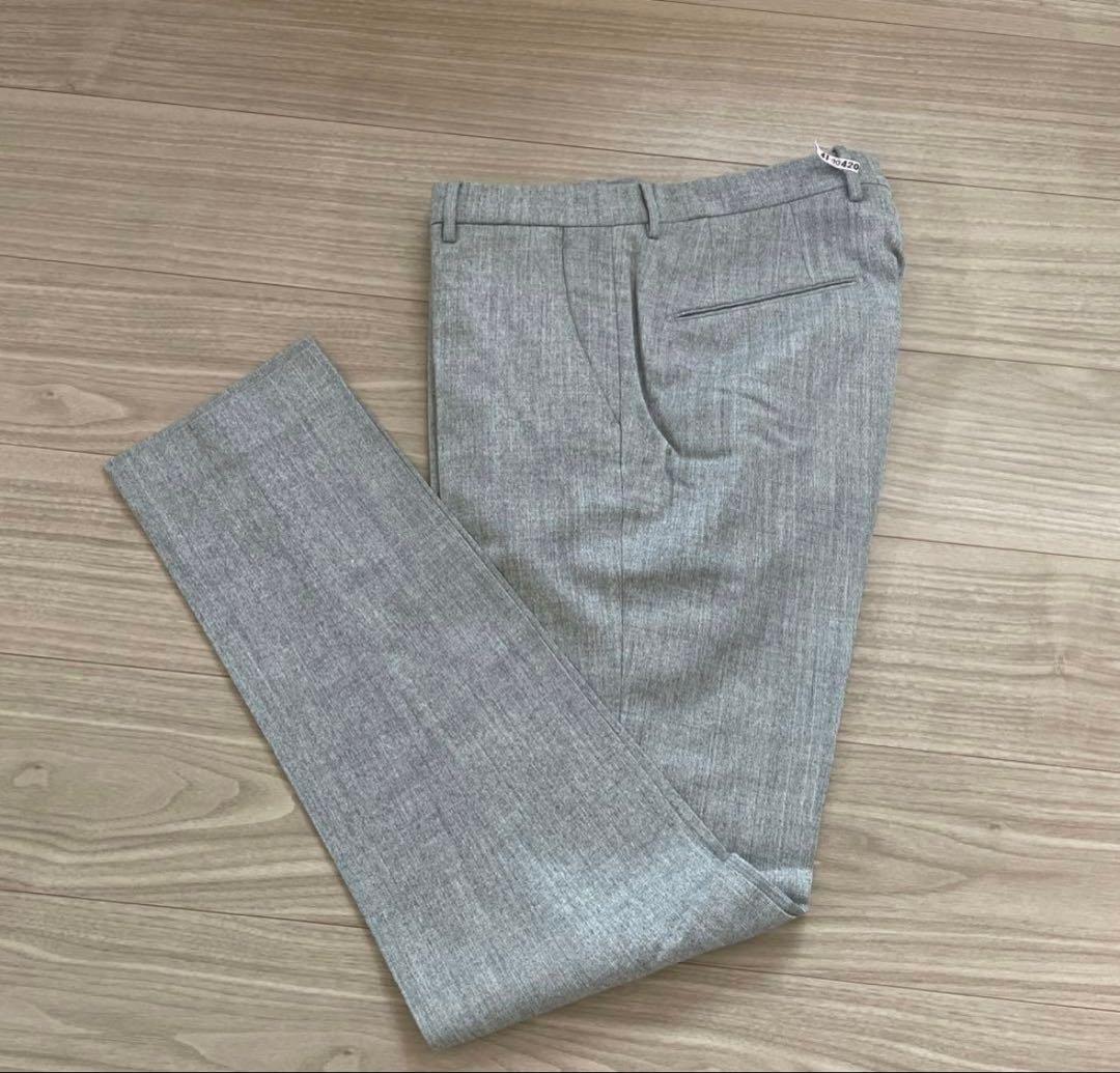 【極美品】Berwich サイズ48 高級生地REDA社製　グレー系