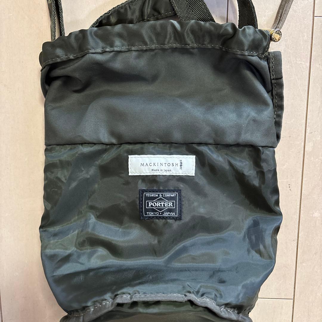 MACKINTOSH PORTERコラボ2WAY仕様バケットバック