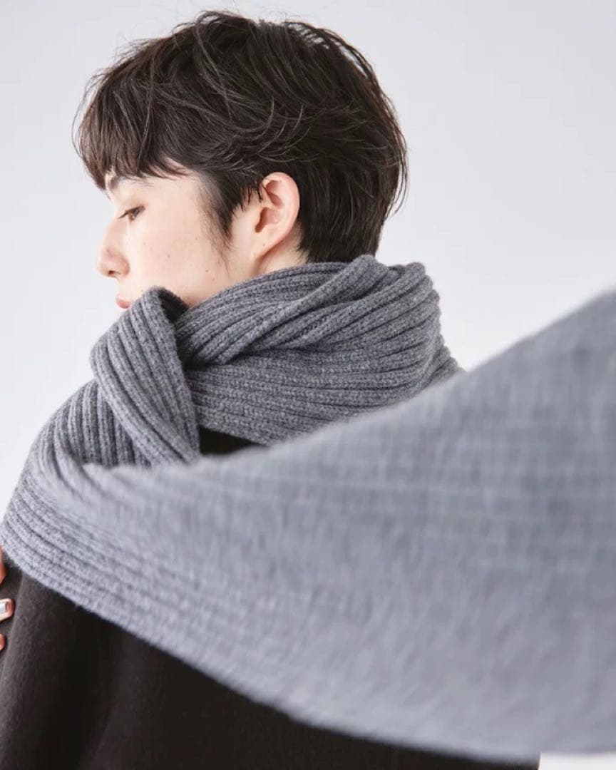 todayful wool rib stole新品未使用