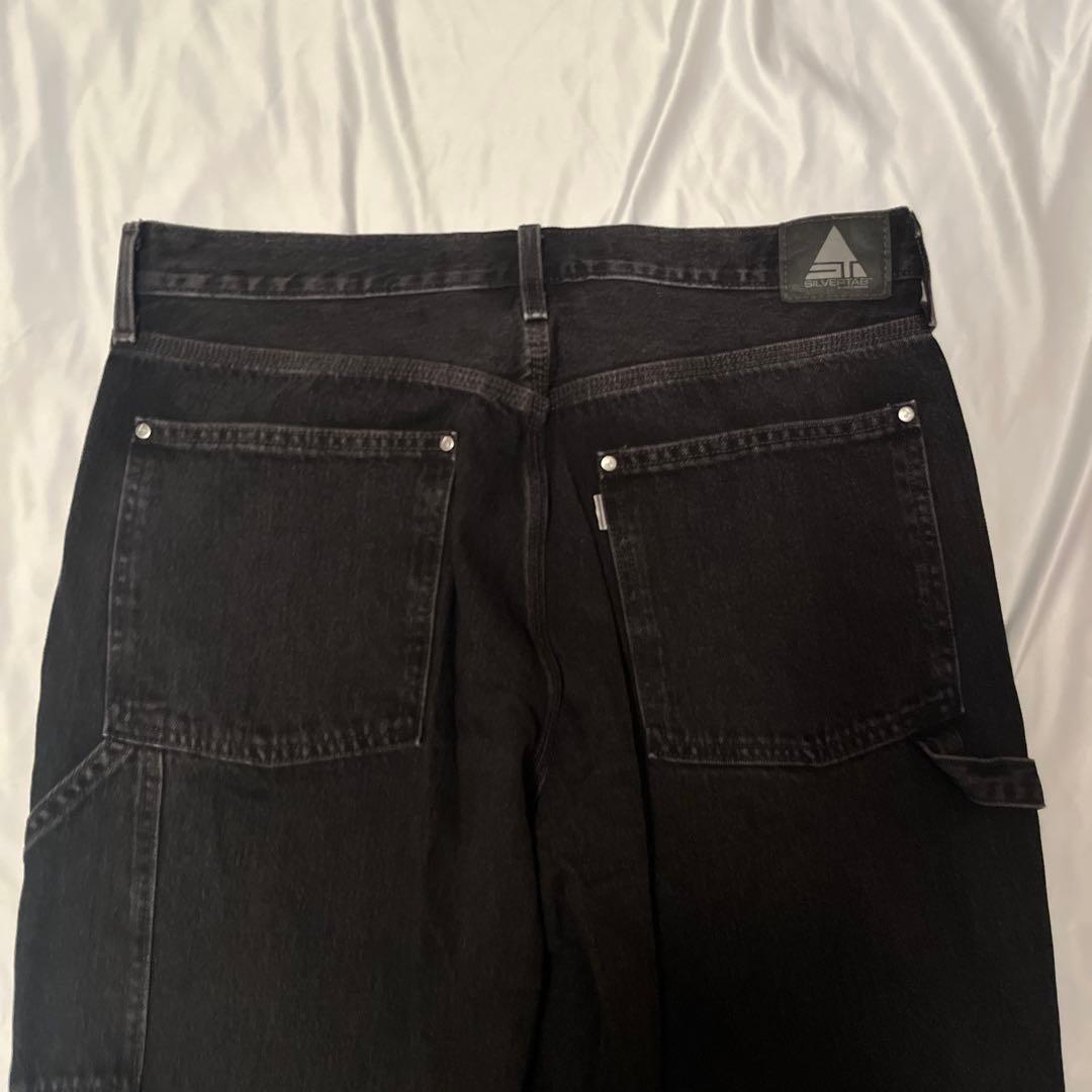 美品 リーバイス シルバータブ バギーカーペンター ブラック W36 L30