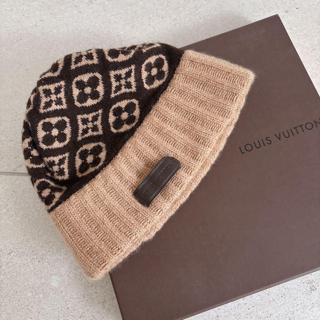 ルイヴィトン★最終値下げ★ユニセックス★ニット帽カシミアlouisvuitton