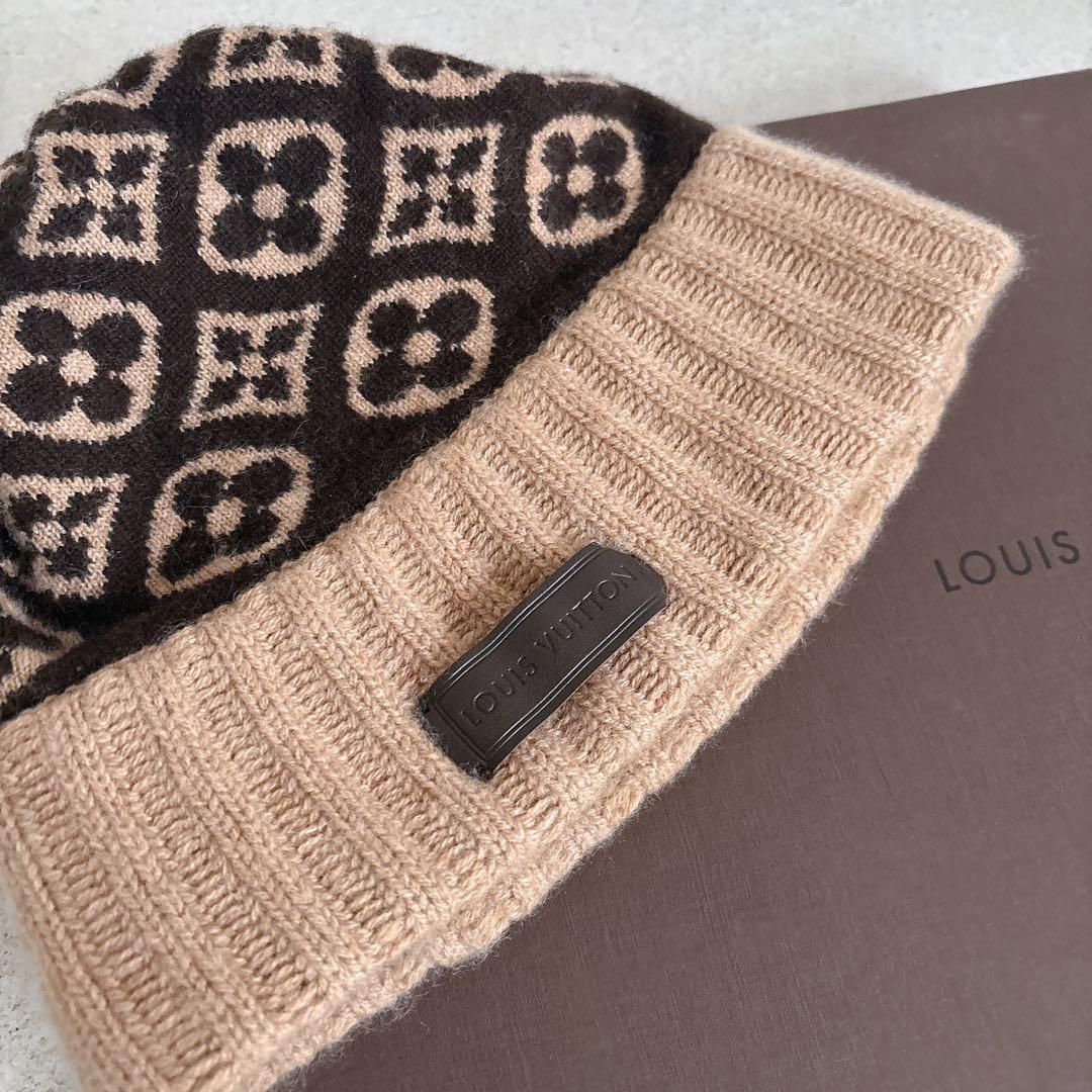 ルイヴィトン★最終値下げ★ユニセックス★ニット帽カシミアlouisvuitton