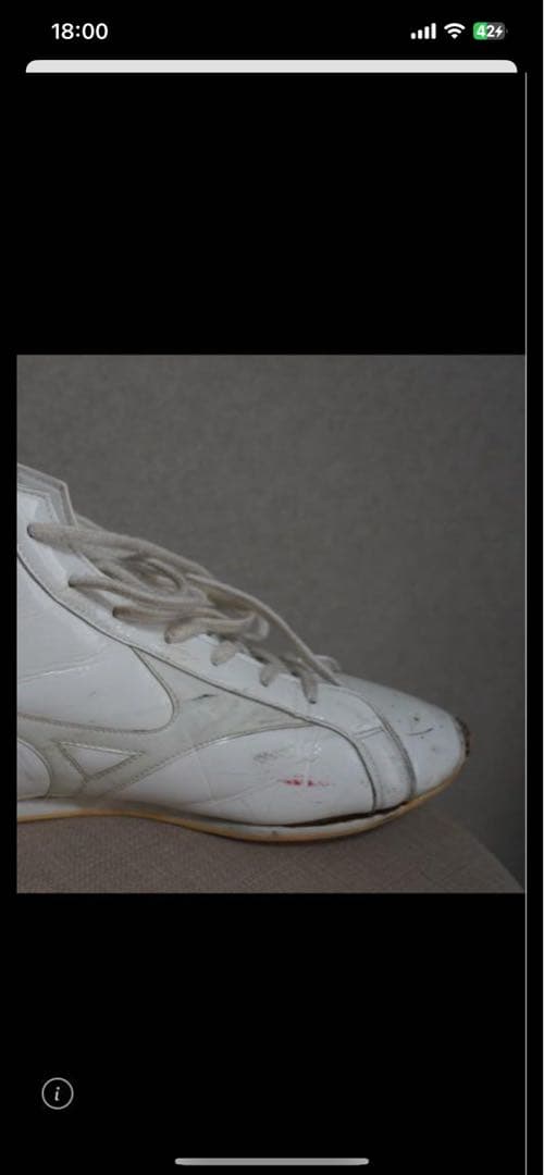 Mizuno ボクシングシューズ ハイカット ホワイト