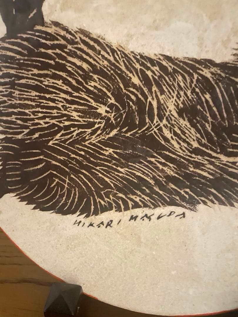 増田光 猫の壁掛け